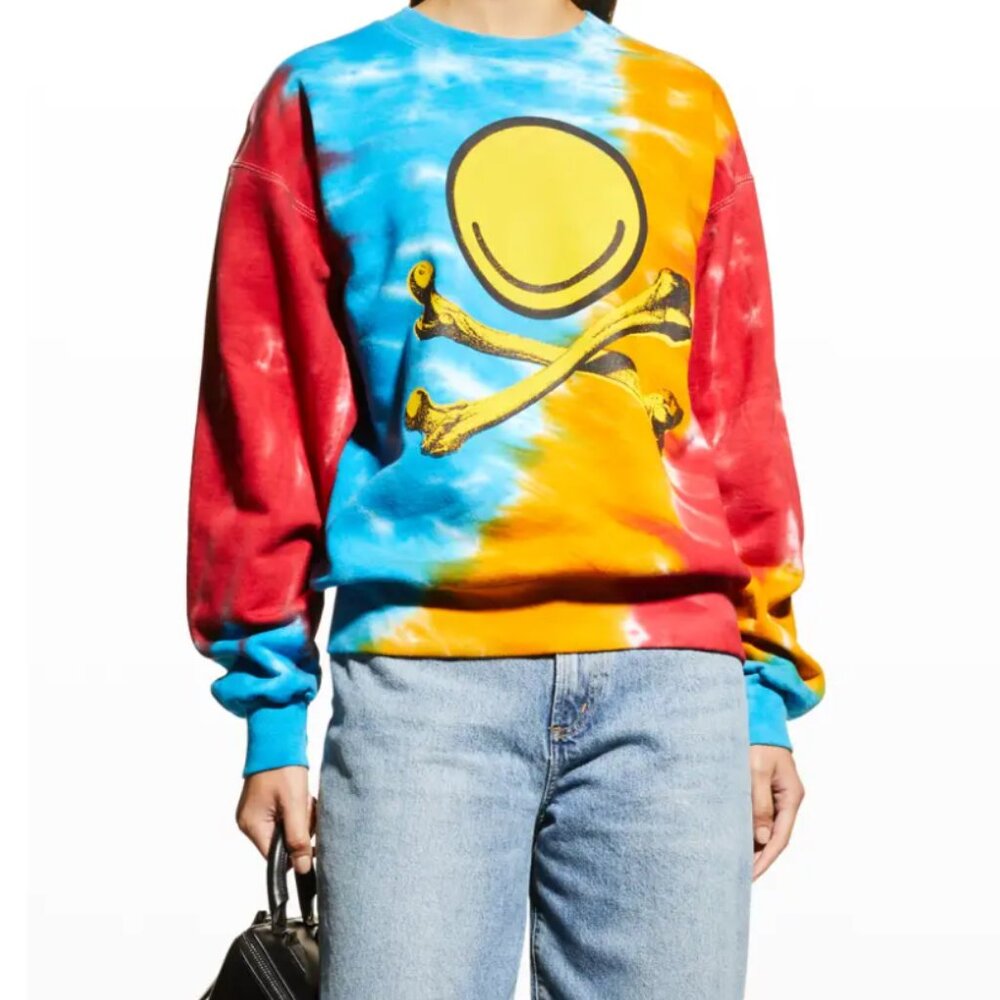 LIBERTINE ‘HAVE A LIBBY DAY’ TIE DYE PULLOVER SWEATSHIRT W/ TAGS